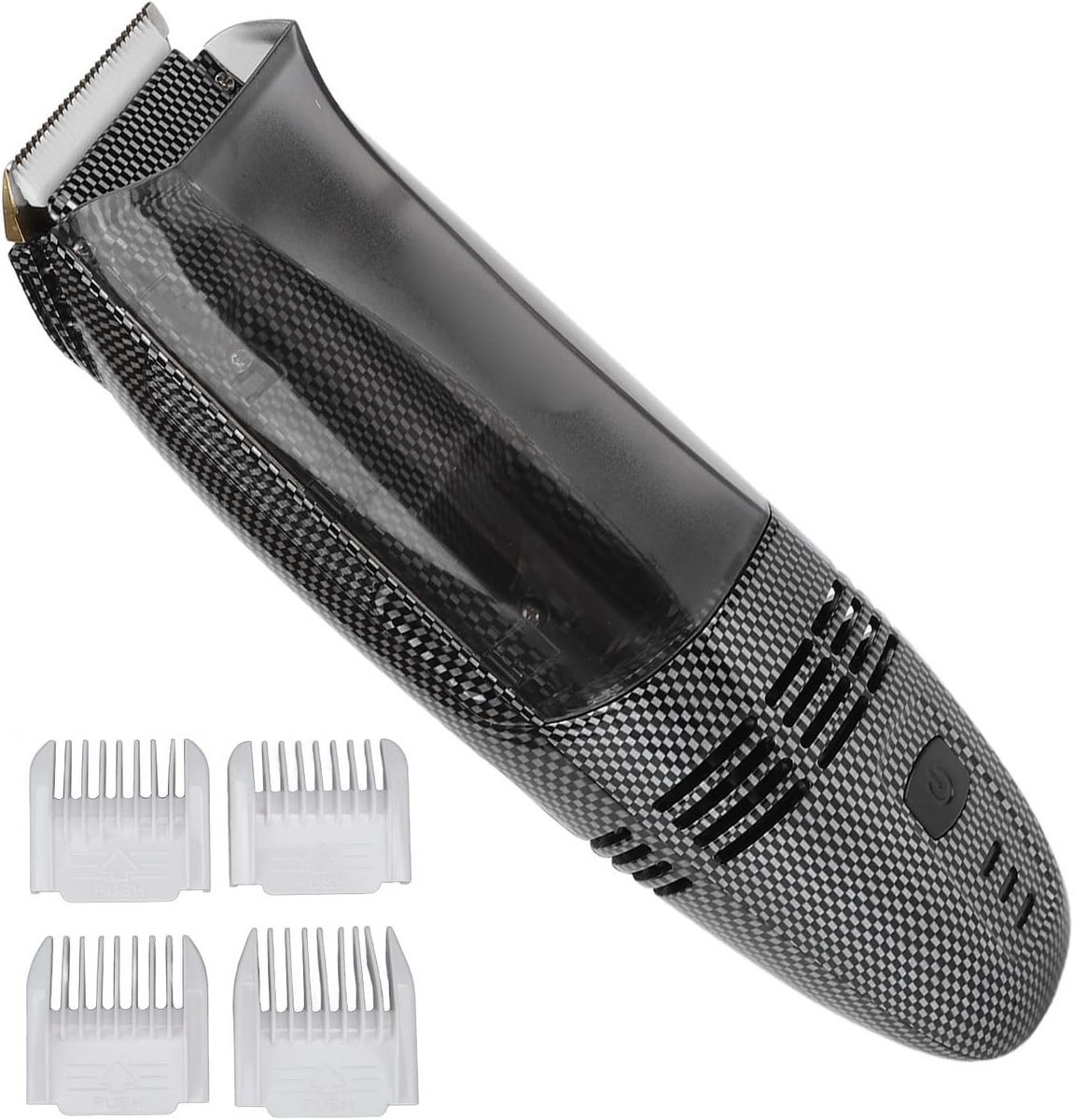 Professionele Elektrische Haartrimmer Mannen met Automatische Haaropvang en Grote Batterij