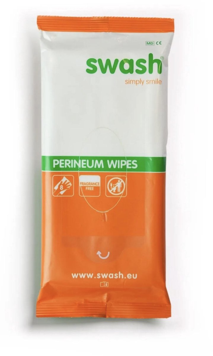 Swash Perineum Wipes Geurvrije Intieme Doekjes Medische Verzorging na Bevalling 8 stuks