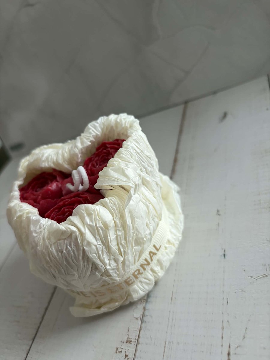 Hart kaars boeket