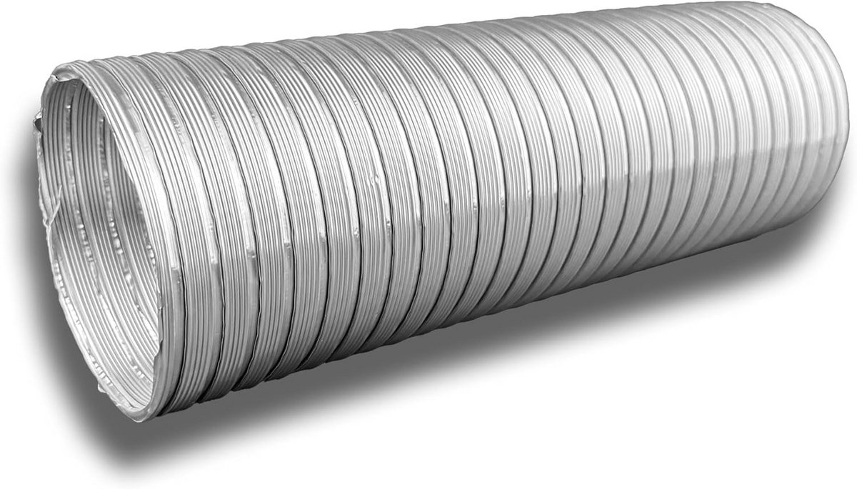 Flexibele Aluminium Buis Ø 150mm - 1 Meter - Hittebestendige Luchtslang