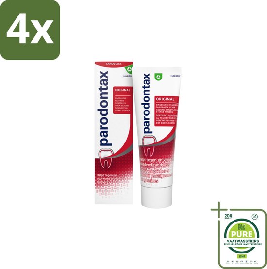 Parodontax - Tandpasta - Original - 75ml - Voordeelverpakking - 4 stuks ...