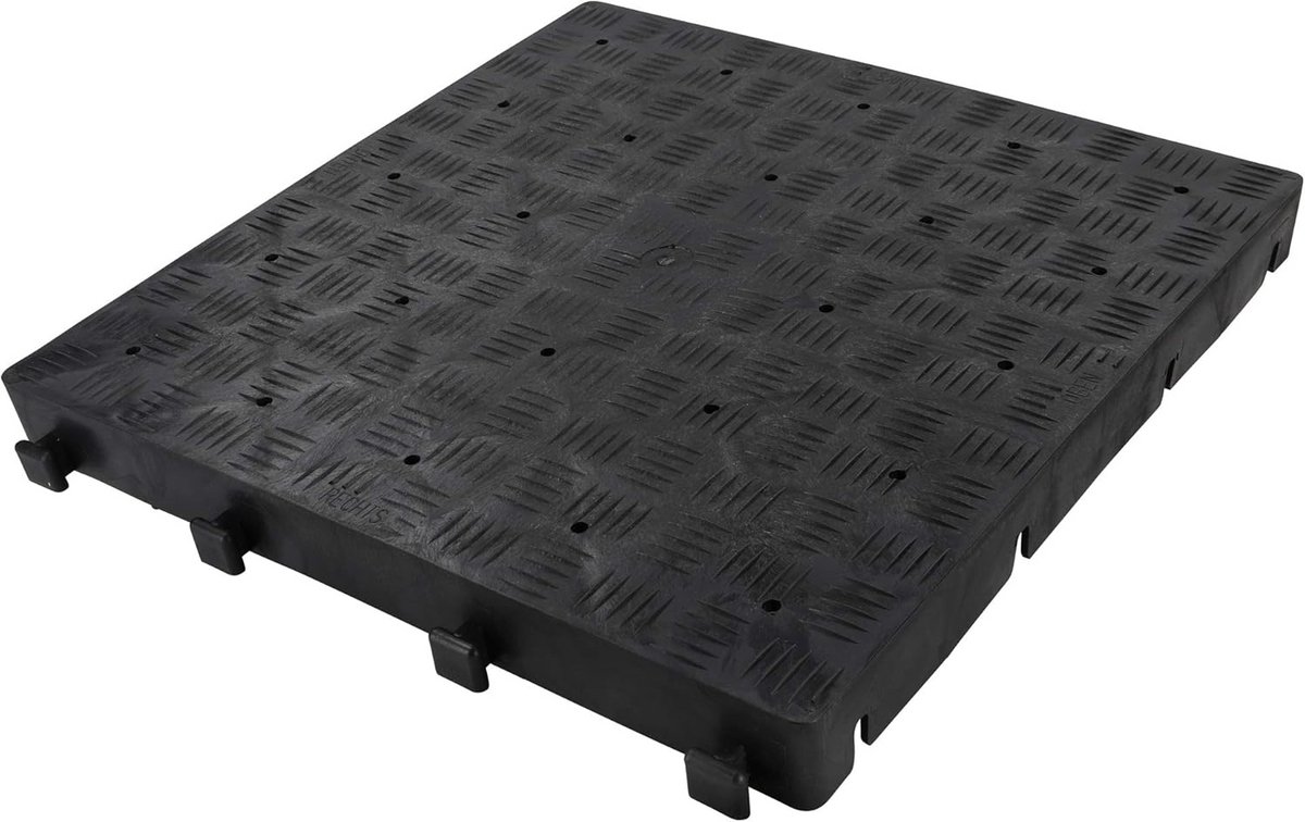 Modulaire Werkplaats- en Tentvloerpanelen van Kunststof - 50x50 cm