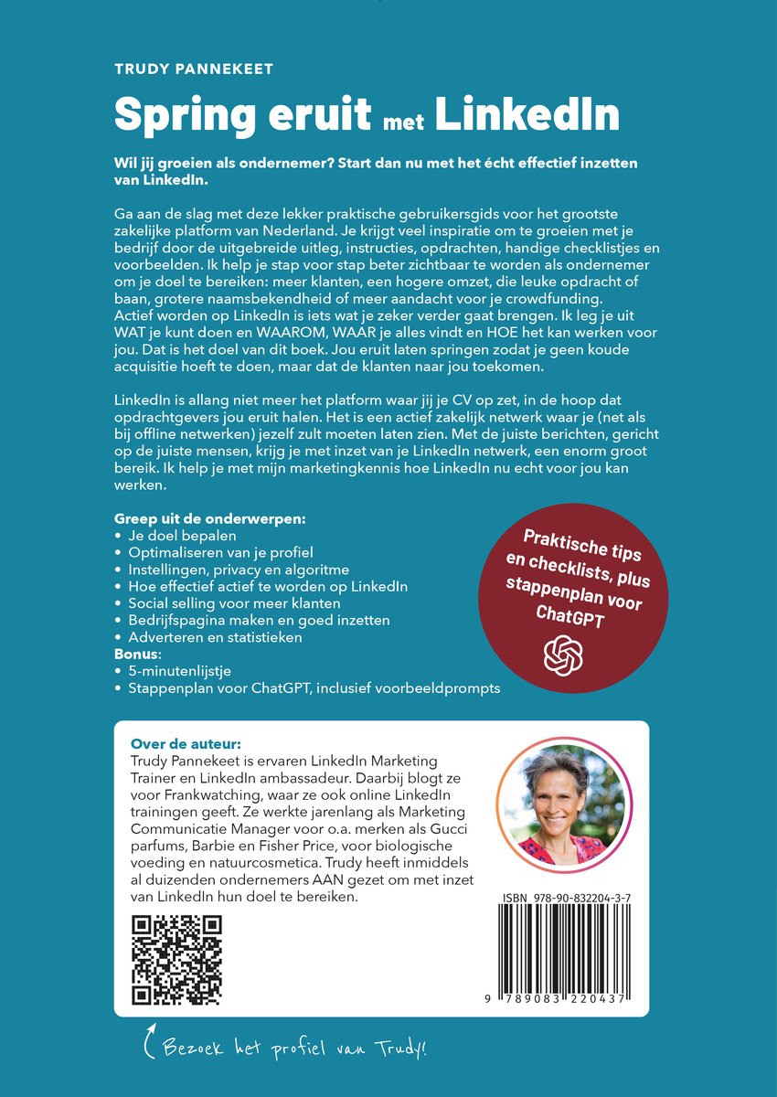 Spring eruit met LinkedIn - back cover