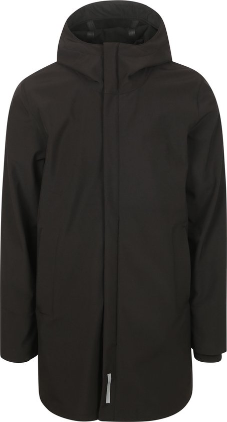 Avfora Softshell Jassen Heren Hooded Gewatteerde Warme Jas Heren Winter Jas Met Zakken Casual Windjack, Blauw, L