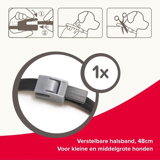 Beaphar Canishield Anti Vlooien en Tekenband Hond S - M - 48 cm