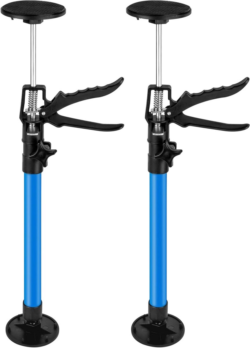 2x Telescopische Steunbalk voor Montage - Verstelbaar 50-115 cm - Draagkracht 30 kg voor Plafondplaten en Installatie