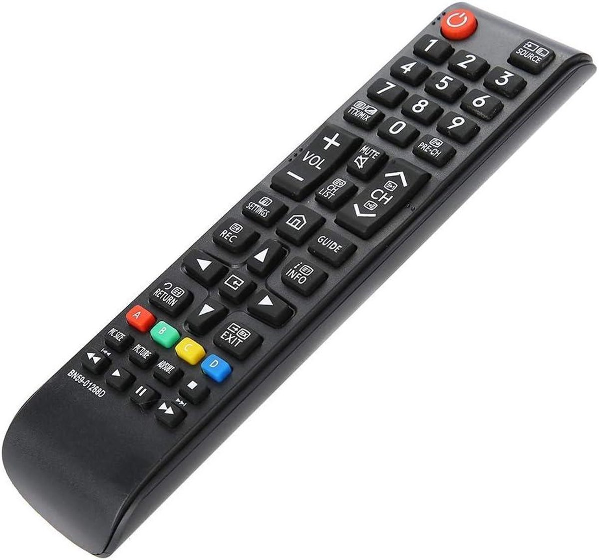 Universele Intelligente Afstandsbediening voor TV - Zwart - Slimme Controle - Vervangt Verloren of Defecte Afstandsbediening