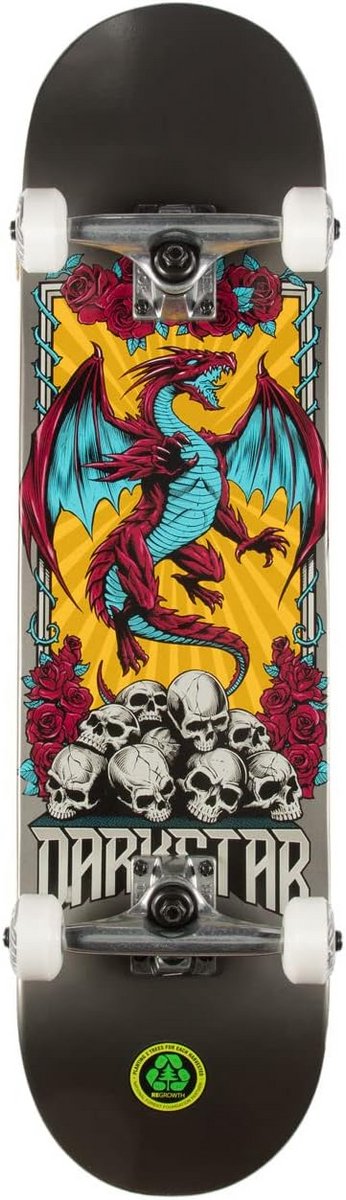 Compleet Skateboard 8.0 inch met Zachte Wielen voor Beginners en Gevorderden