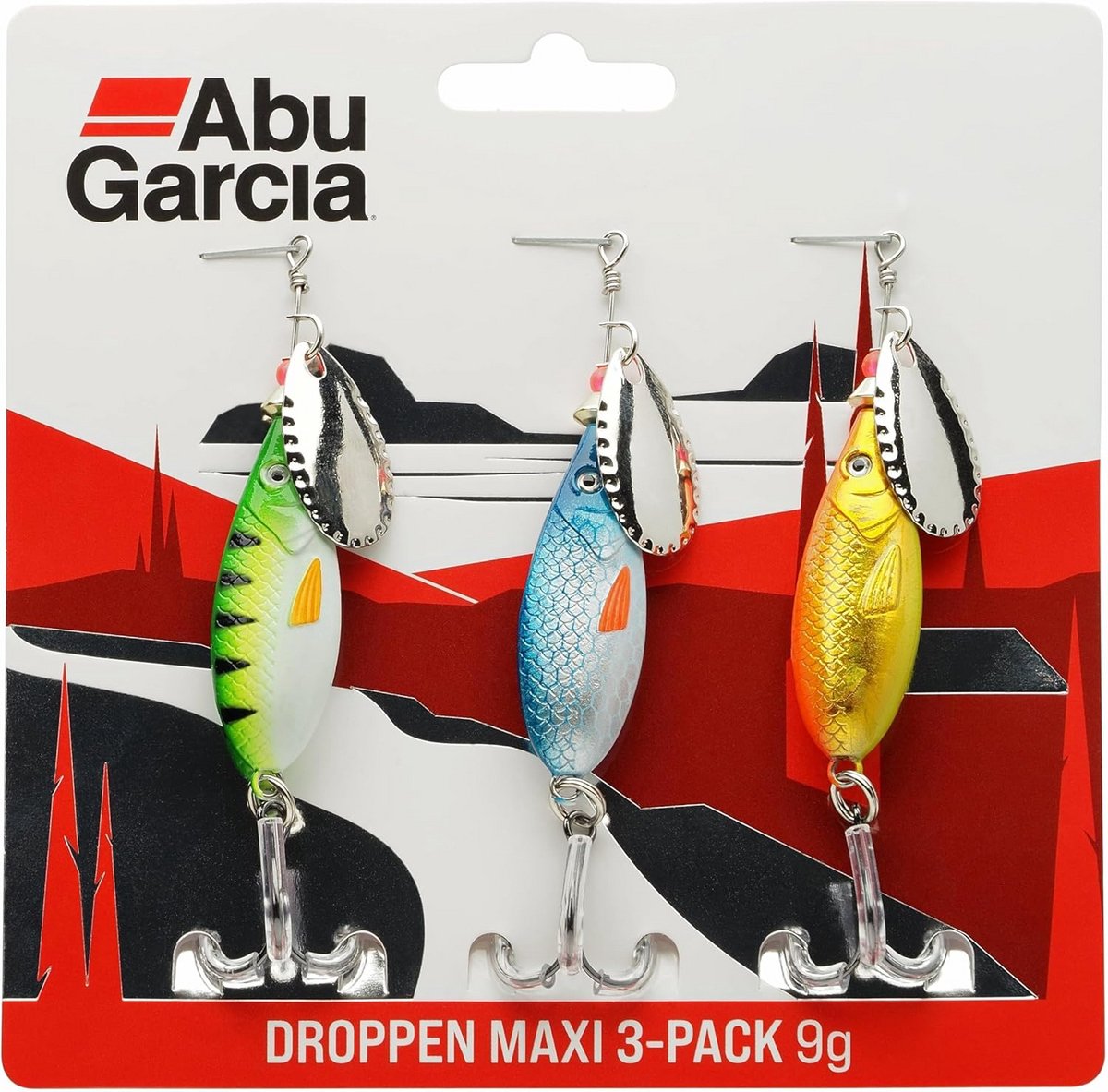 Spinner Kunstaas 3-Pack voor Baars, Snoek en Forel Visgerei - 7,5 cm