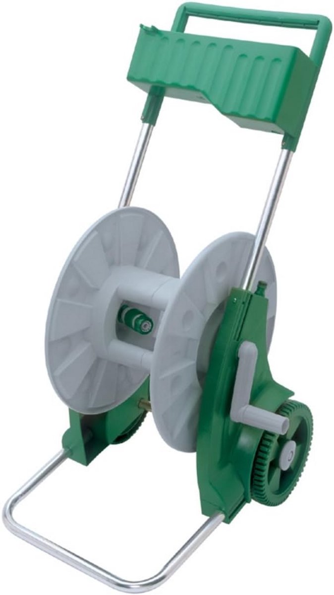 Tuinslangoprol met Aluminium Frame voor 60 Meter Slang - Universele Tuinslang Opbergrol