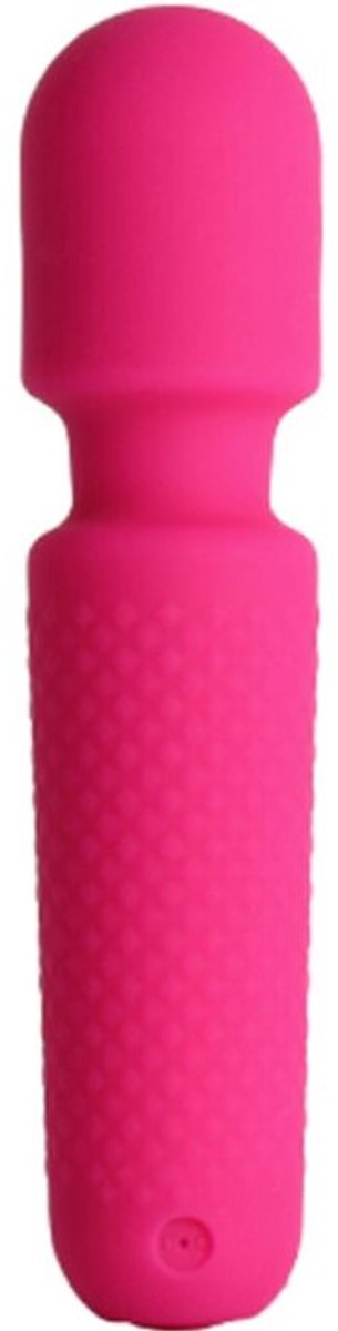 Armony Your Magic Mini Wand Massager & Vibrator – Oplaadbaar – 10 standen – Dots – Roze – 11,8 cm
