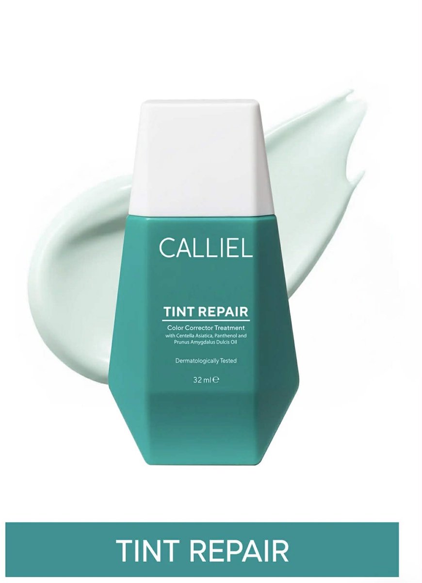 Calliel Centella Extract Barrier Repair - Kleurcorrigerende behandeling met Centella Asiatica + Panthenol en Prunus Amygdalus Dulcis-olie - Verzachtende - Anti-roodheid - Egaliserende crème - Alle huidtypes 32 ml