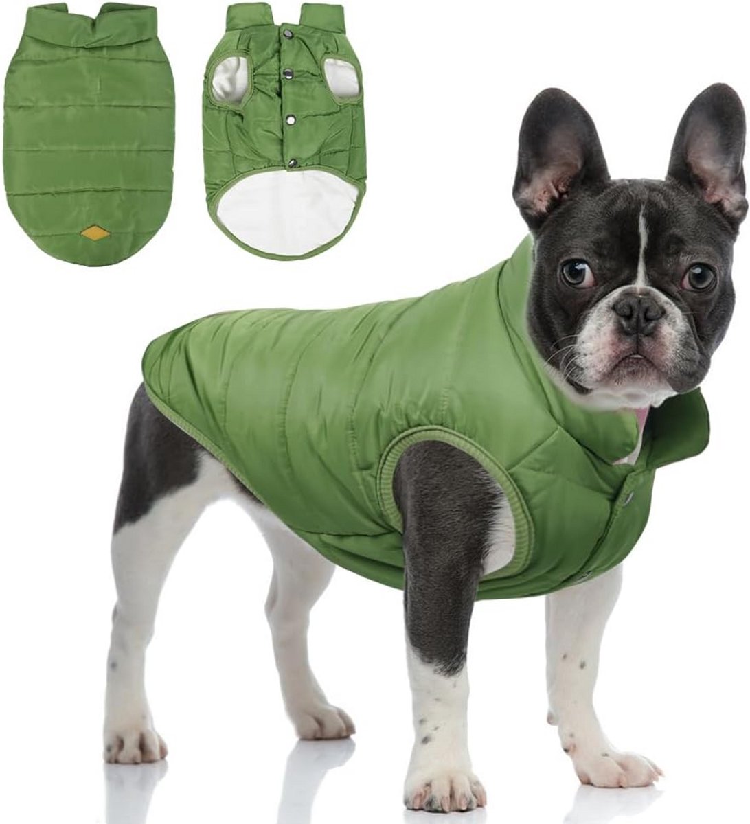 Warme Winterjas voor Honden met Voering - Comfortabele Katoenen Hondenjas