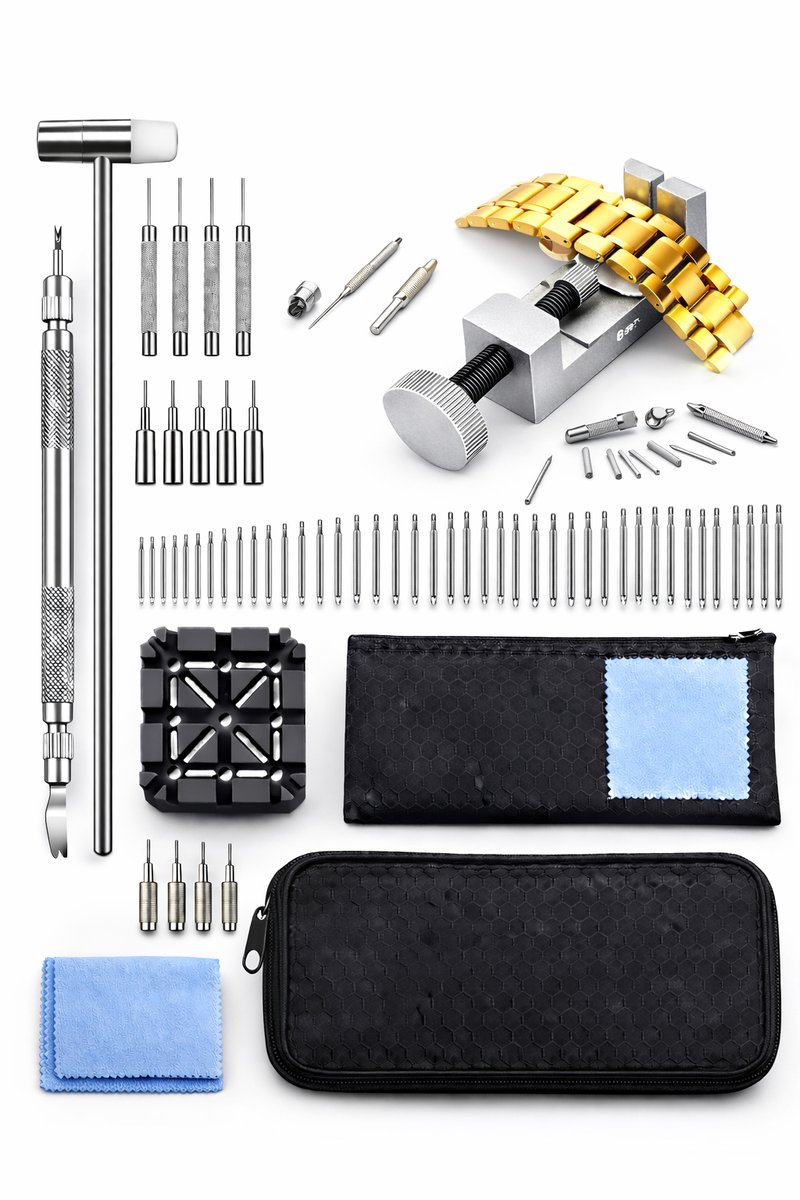 Nifkos Horloge Reparatie Set - 145-delige - Pinnetjes voor je Horloge - Horlogeband Inkortset