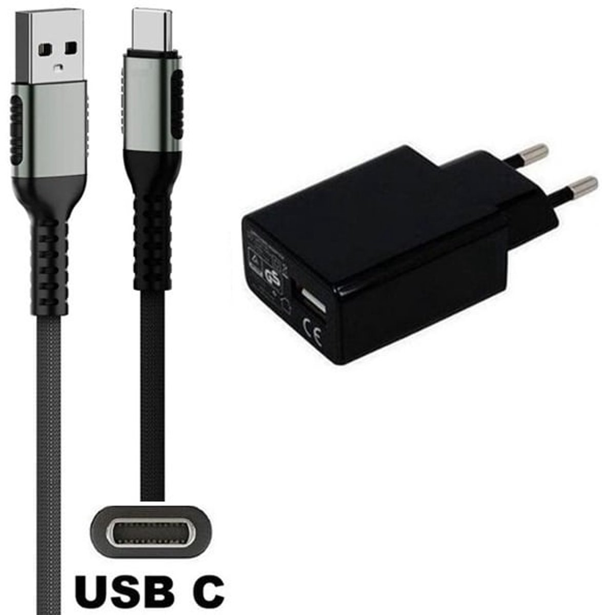 OneOne 3A lader + 0,25m sterke USB C kabel. TUV / GS 100% veilig. Oplader adapter past op Oppo K3, K5, K7 5G, K7x, K9, Reno 10x Zoom, Reno 5G, Reno Ace, Reno Z, Reno1, Reno2, Reno2 F, Reno2 Z