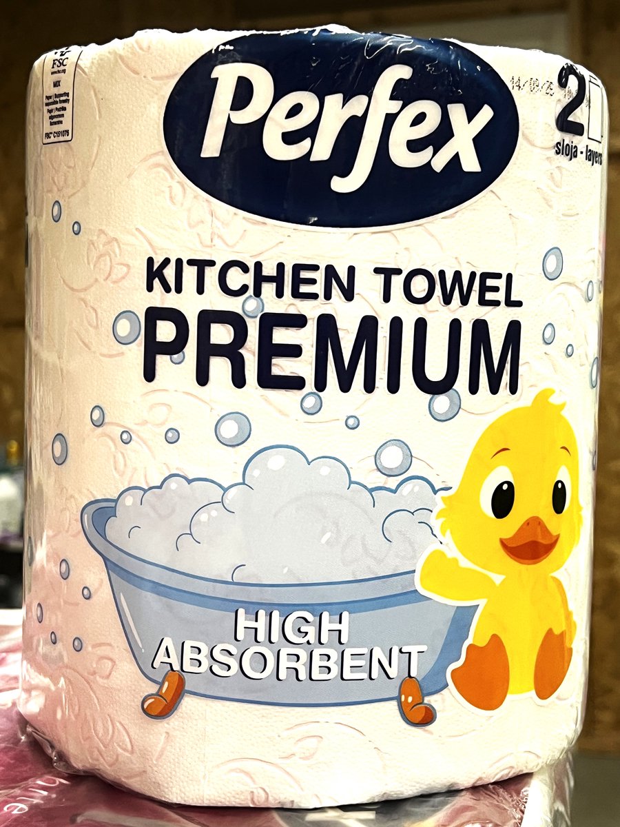 Perfex High Absorbent keukenrol Sterk & veelzijdig keukenpapier. 2 laags & 610 g