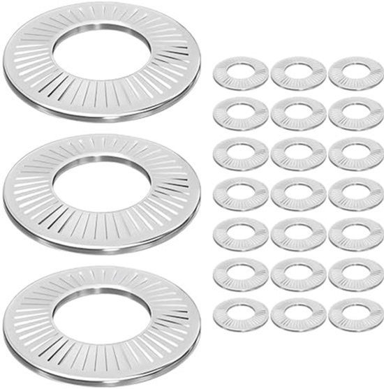 KARZO - 25 stuks RVS Conus Schijven M6 Lock Flat Washers Retaining ...