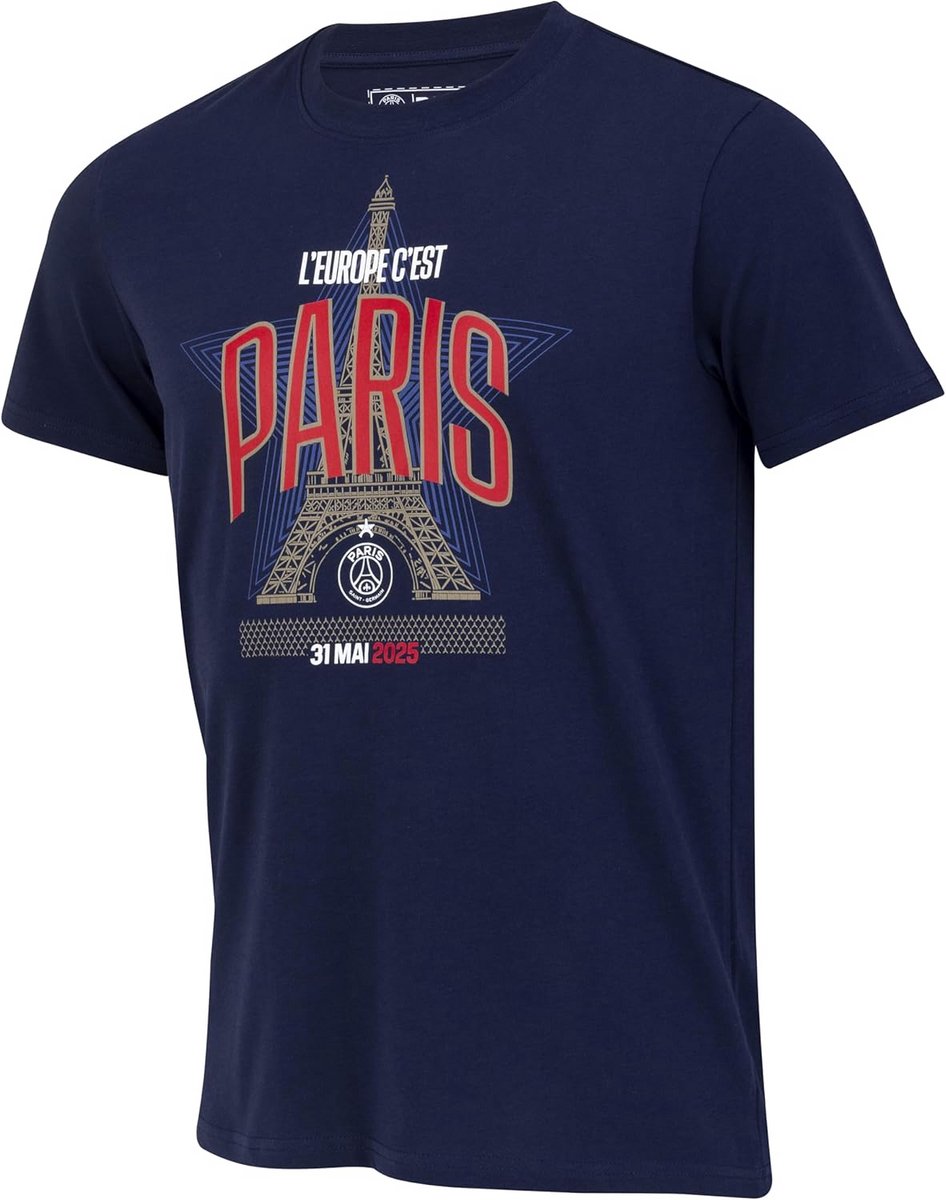 Kinder T-shirt Voetbal Shirt Paris - Europa C'est Paris - Officieel Fan Artikel