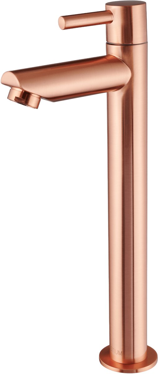 Ostiumhome® Altano - Hoge Fonteinkraan Koper - Koud Water - met PVD coating - inclusief montagemateriaal