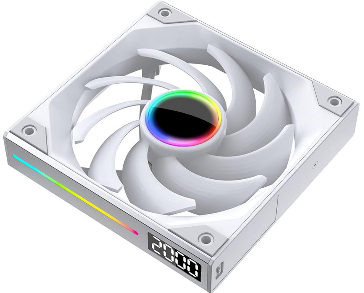 PC Ventilator met Snelheidsdisplay en Alles-in-één Ontwerp
