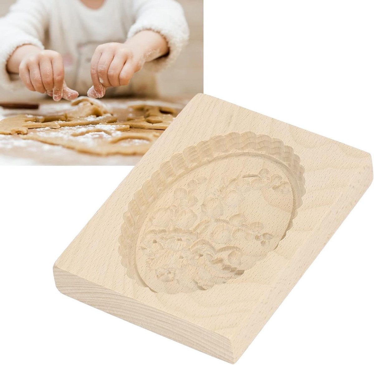 Koekjesvorm Mooncake Cakepuck Set Gesneden Persstempel Thuiskeuken 13-delig Bosdesign.