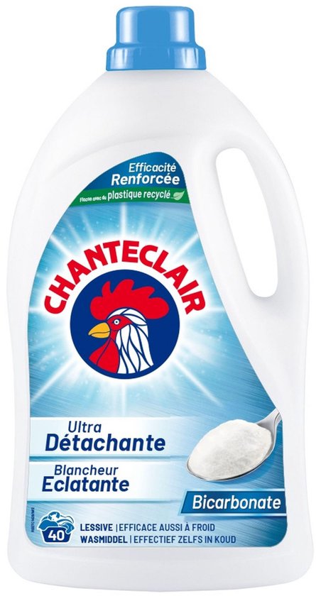 Chanteclair vloeibaar wasmiddel 2000ml 40sc bicarbonate | bol