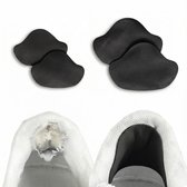 Hypedpair Hak Reparatie Schoen Vervanging - Zwart - Set van 4 - Hielzooltje - Inlegzool - Hielzool - Hakbeschermers - Anti-Slijtage Na Hak - Voetverzorging