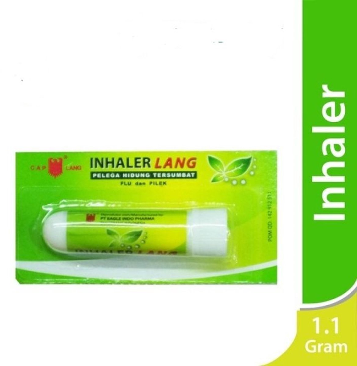 Cap Lang - Halal Inhalator - Verlichting van neusverstopping - 1.1gr