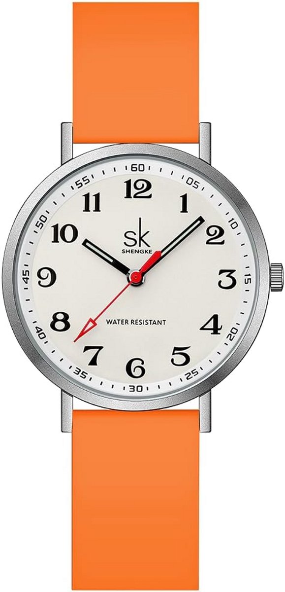 Ultradun Dameshorloge met Wijzerplaat voor Medische Professionals | Modieus Verpleegstershorloge