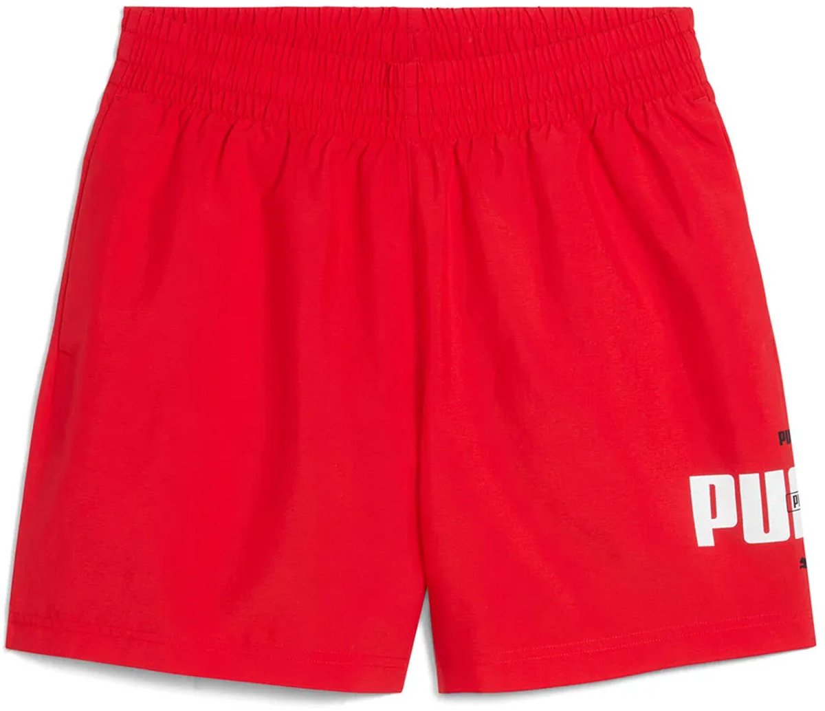 Puma Essential Logo Lab Korte Sportbroek L Man Rood