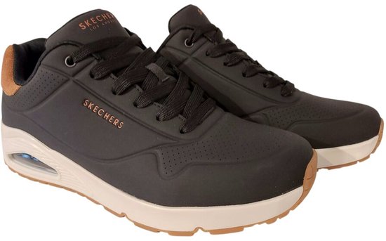 Skechers Sneaker 183004 BLK UNO Suited On Air Zwart