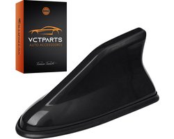VCTparts® Universele Haaienvin Autoradio Antenne Zwart - Shark Fin AM/FM Dakantenne Auto Universeel met Eenvoudige Installatie Moderne Upgrade