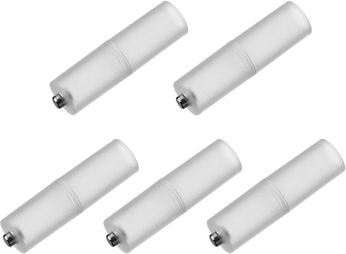 3x AAA Batterij naar AA Adapter Voor Batterijhouder Converter Transparant