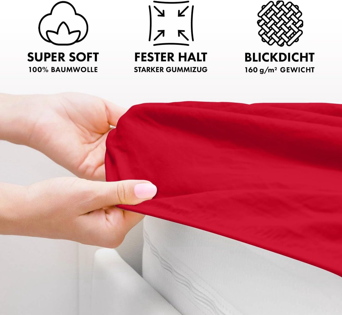 Hoeslaken 90x200–100x200 cm Jersey Katoen Antraciet – Elastisch Hoeslaken voor Matras tot 30 cm – Ademend, Strijkvrij & Oeko-Tex – Pauwhome