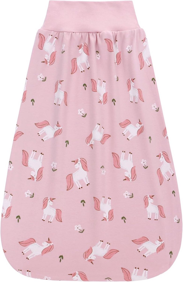 Zomerslaapzak met Elastische Band voor Baby's en Peuters - 0.5 Tog Katoen Romper