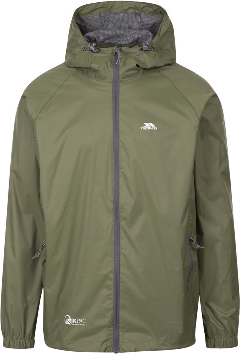 Trespass Regenjacke Qikpac Jacket Packaway Jacket -XXL Moss