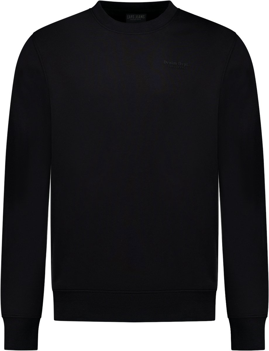 Cars Jeans - Sweater Ronde hals - Mannen - 3XL - Zwart - Katoen - Ylono
