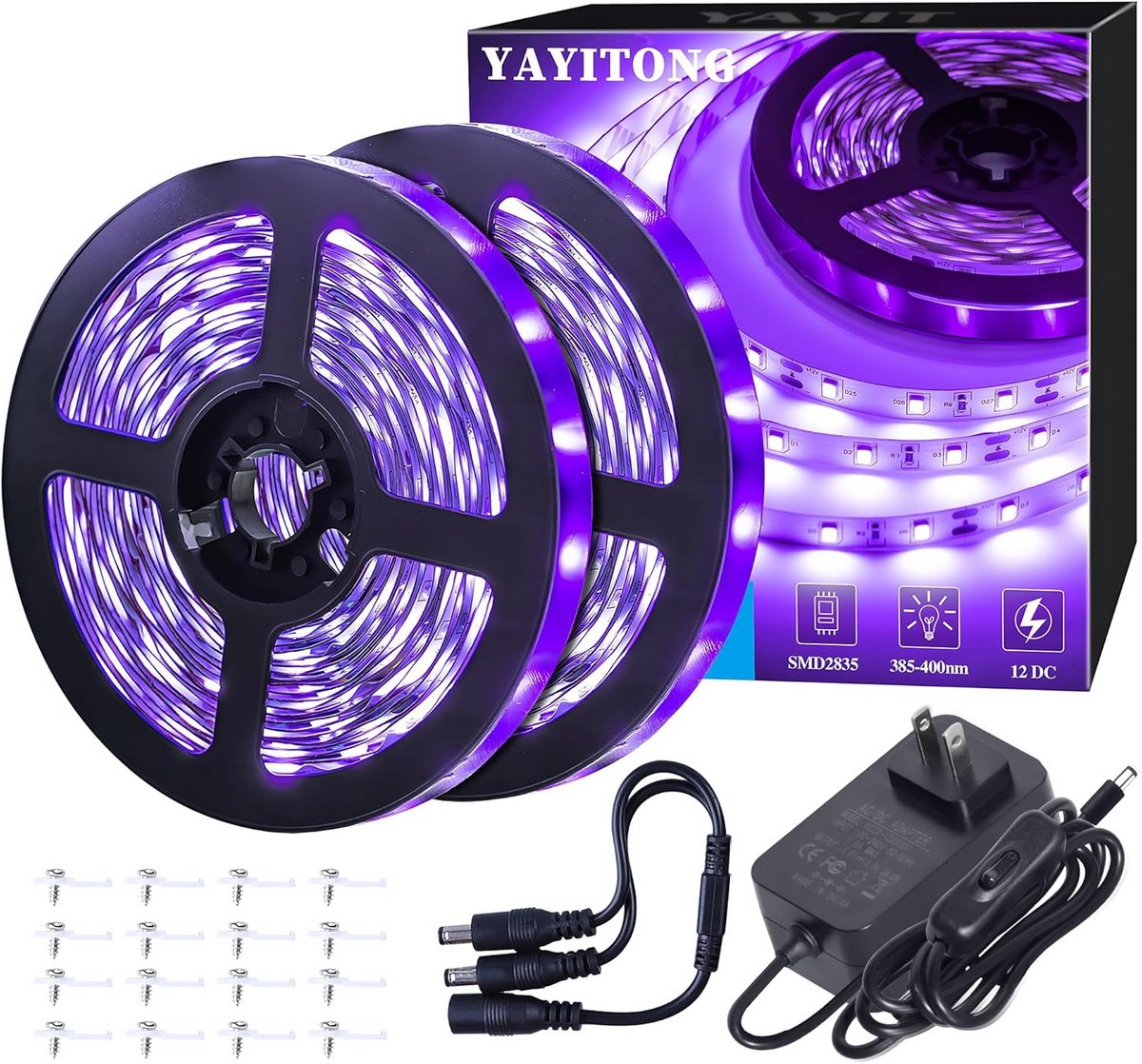 UV Zwarte Lamp - UV Licht voor Feestjes, Detectie en Decoratie