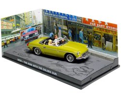 MGB - The Man With The Golden Gun (James Bond) 1/43 Atlas - Modelauto - Schaalmodel - Model auto - Schaal model - Miniatuurauto - Miniatuur autos