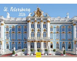 Mooie Wandkalender 2026 St. Petersburg DIN A3 - Europa Rusland Kalender met Hermitage & Peterhof