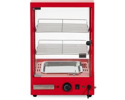 HCB® - Professionele Horeca Warmhoudvitrine - 230V - RVS / INOX - 46x38x59.5 cm (DxBxH) - 21 kg - 7724