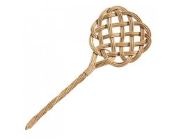 Sorbo Mattenklopper van hout - 73 x 26 cm - rotan