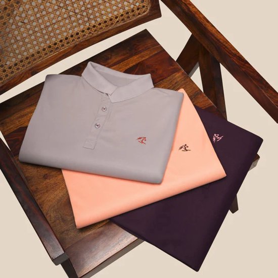 Polo en Katoen et polyester. Couleur : vert. Taille : L.