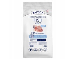 Baltica Nutraceutic - Hondenvoer Vis & Rijst Light - Maat L/XL (Grote Rassen) - 12 kg - Hypoallergeen & Vetarm (7%)