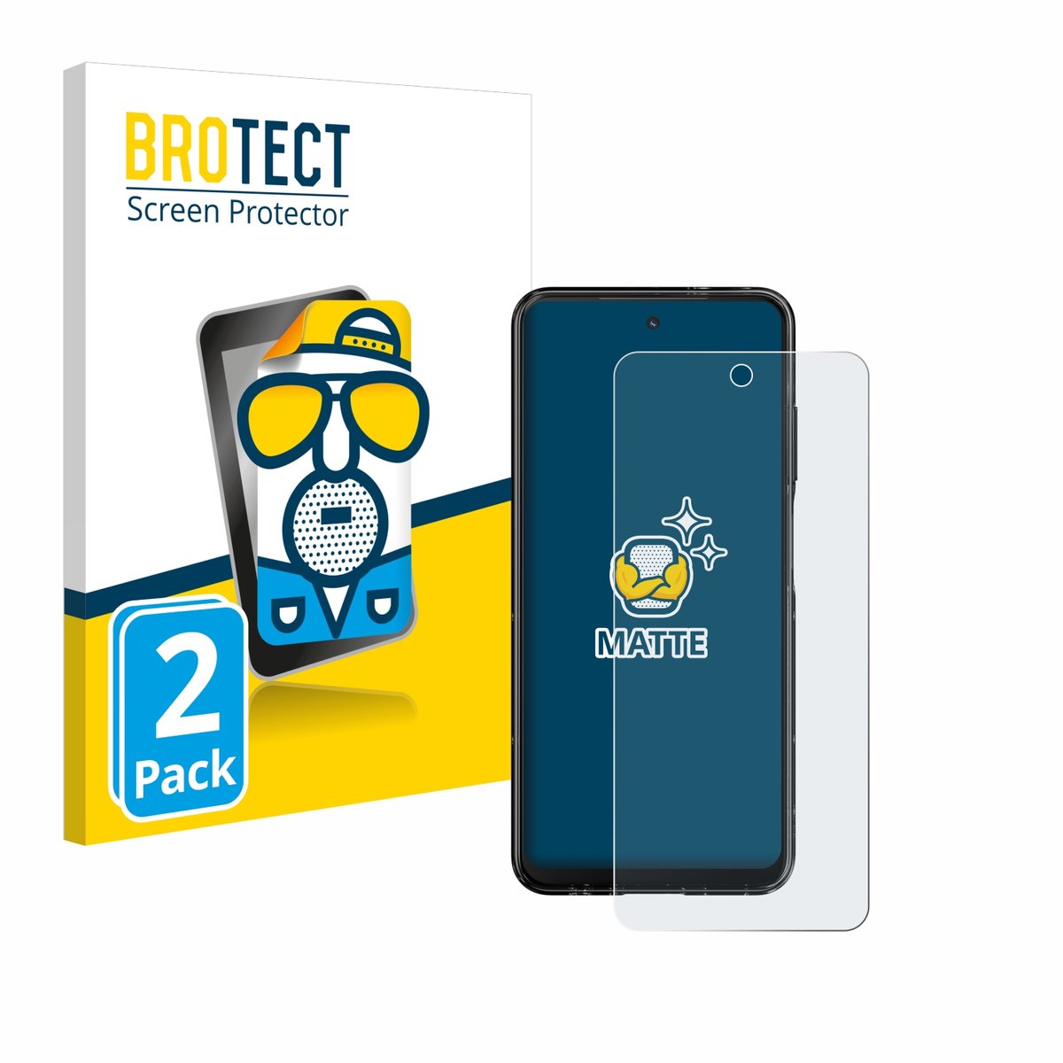 BROTECT - Screenprotector voor HMD Fusion - Folie Beschermfolie matte 2 Stuks