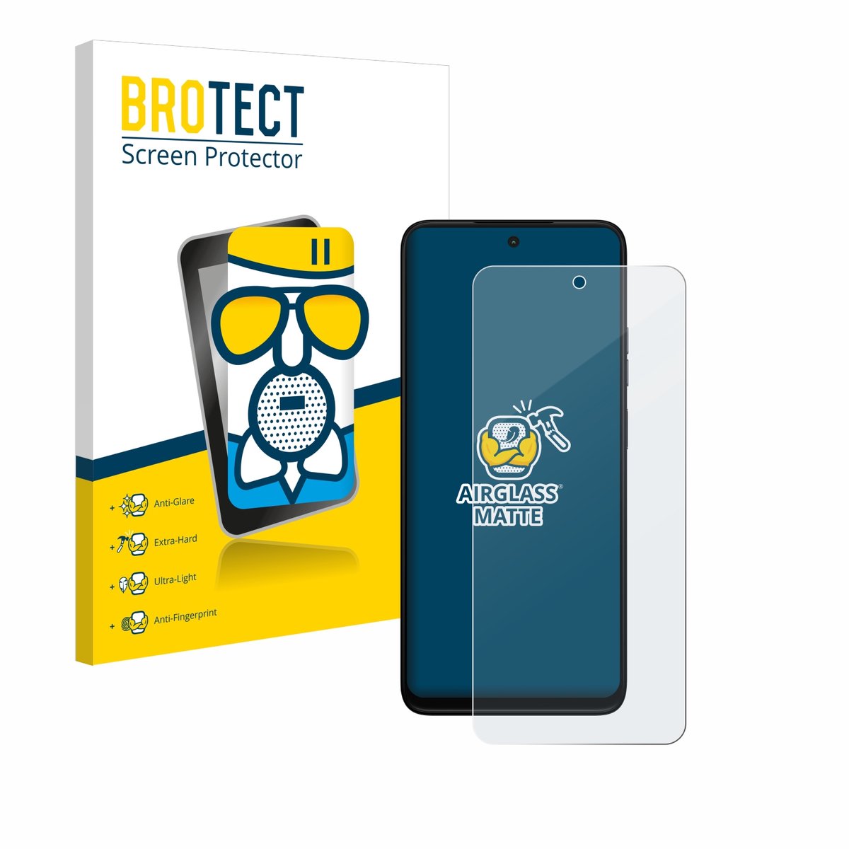 BROTECT - Screenprotector voor Motorola Moto G35 - Folie Beschermfolie Beschermglas matte
