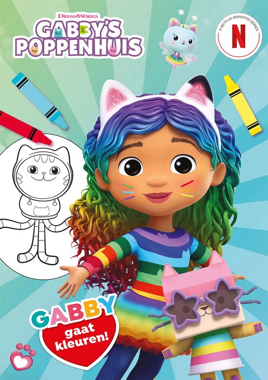Gabby's poppenhuis - Gabby gaat kleuren - cover
