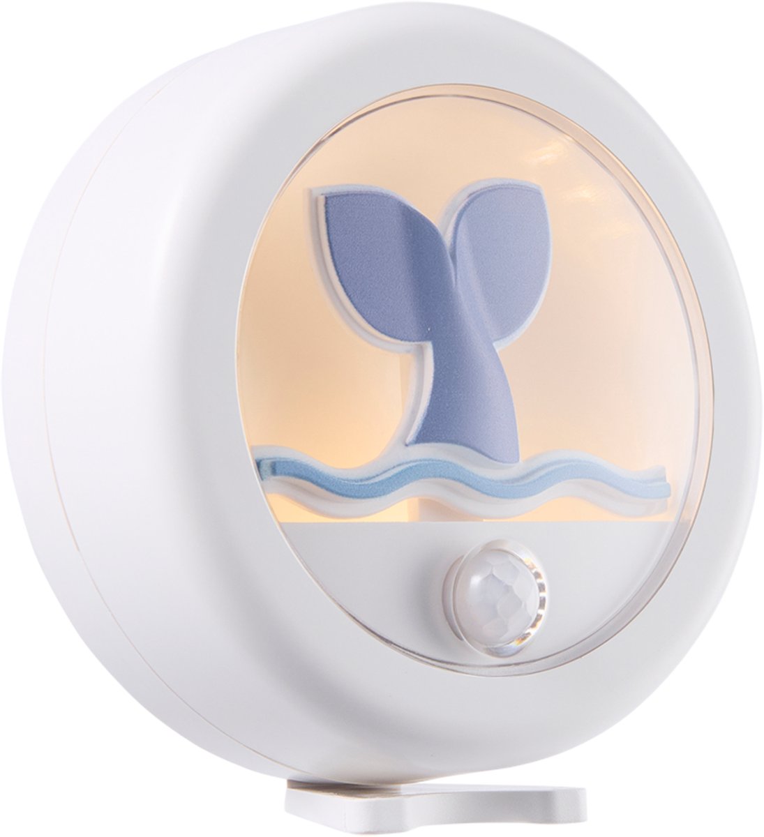 Lighto Nachtlampje Kinderen met Bewegingssensor - Walvis - Warm Wit Licht - Draadloos - LED - 2 Dim Standen - Nachtlampje baby - Bedlampje