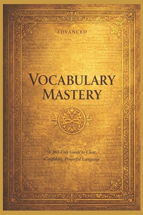 365 Days of Vocabulary Mastery Gold Edition - cover