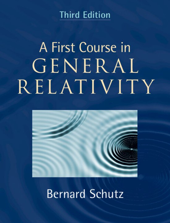 A First Course in General Relativity - cover